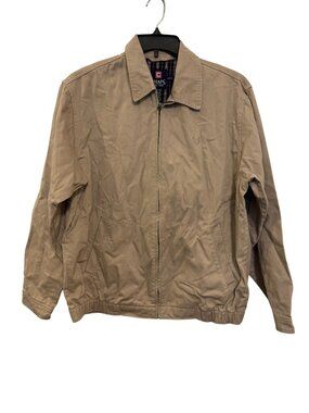 vintage Chaps Khaki jacket  Cotton Blend Mens Small New dead stock